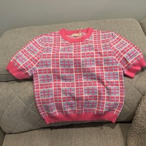 Listiele sweater - light blue, pink and white NWT